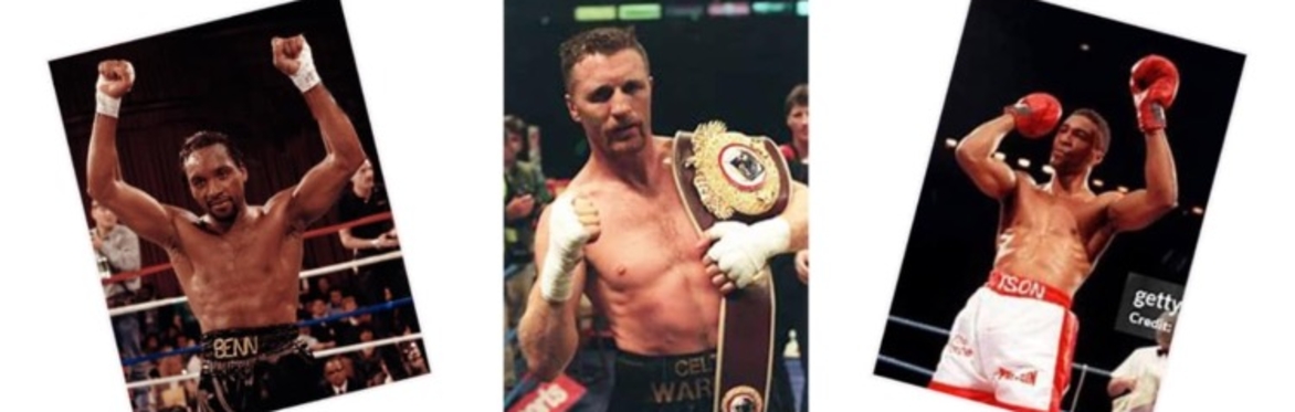 NIGEL BENN, MICHAEL WATSON & STEVE COLLINS