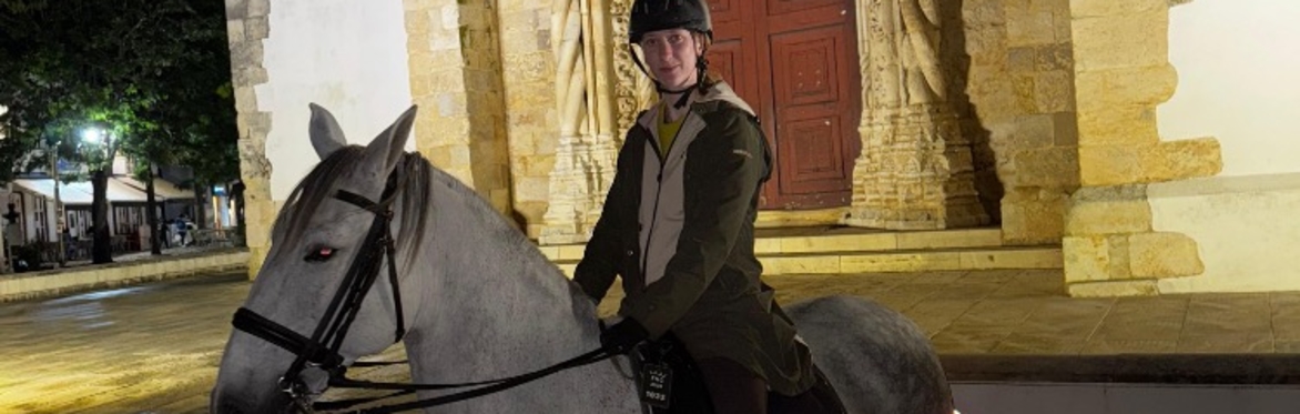 Lusitano horse fair horse guided tour by night