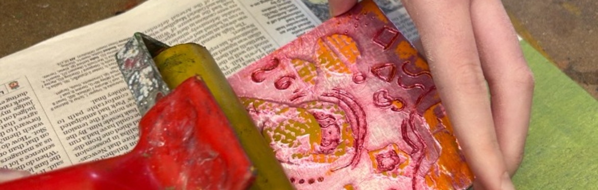 Design & Make Workshops for Young People: Collagraph & Drypoint