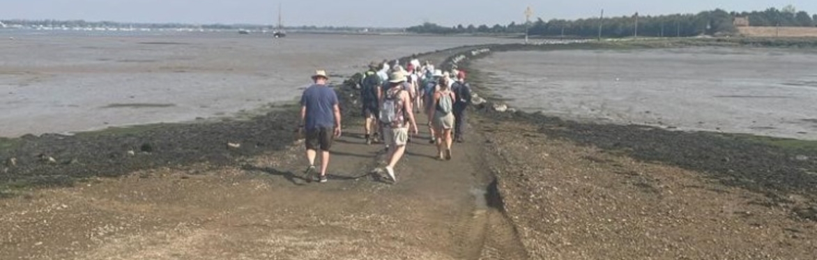 Northey Island causeway - credit @ Chris Harvey