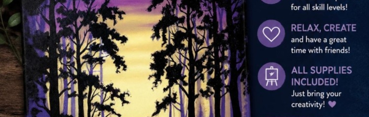 Savings Saturday  $25 Paint Class "Mysterious Forest"