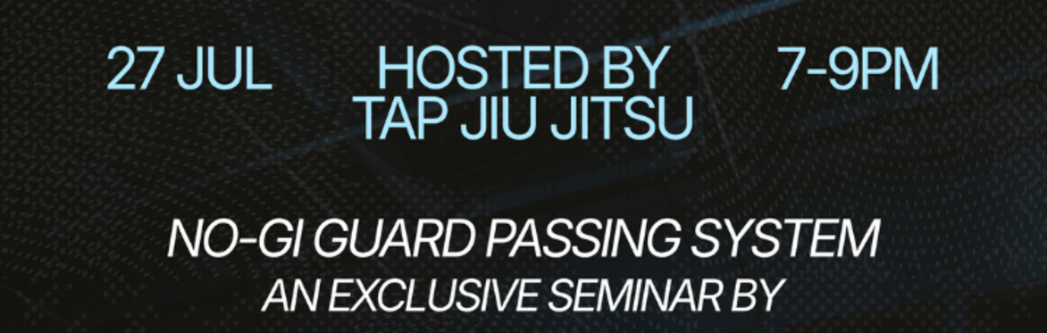 Levi Jones-leary x Tap Jiu Jitsu SG