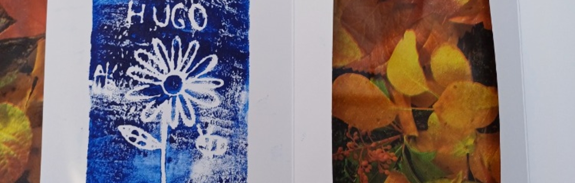 Nature Prints Art Activity AM session