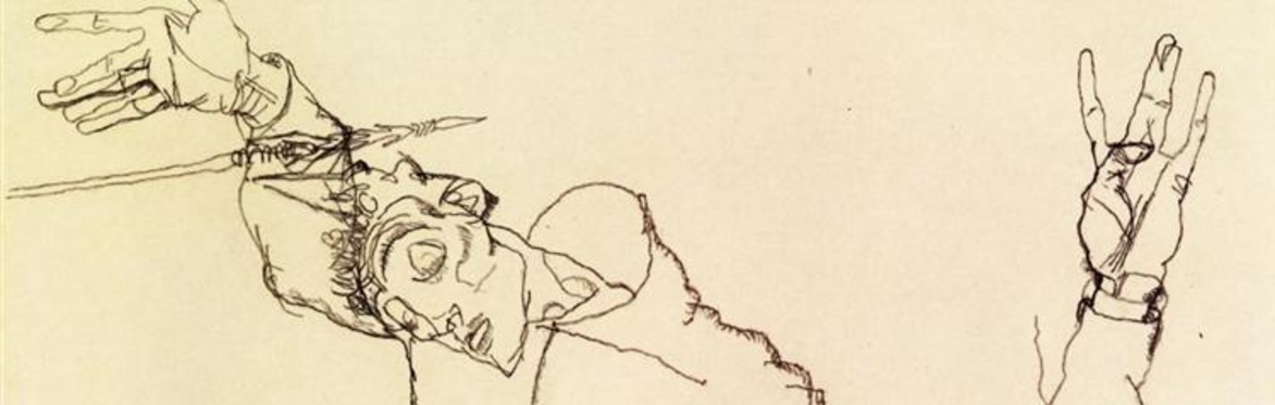 Egon Schiele, Self Portrait as St Sebastian, 1914