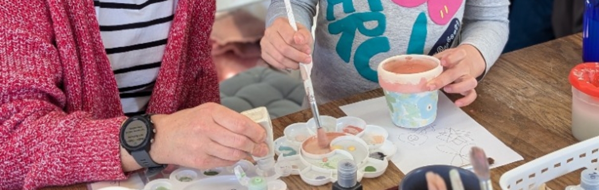 Paint a Pot - Kids welcome!