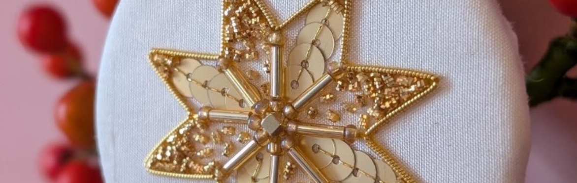 Goldwork Embroidery Star