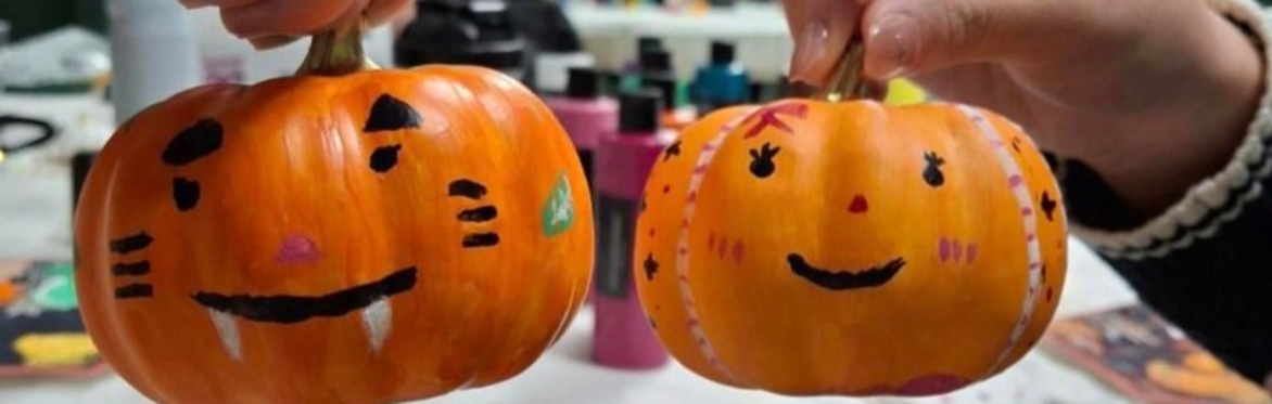 Mindful Pumpkin Painting Session