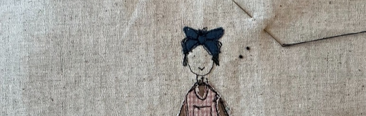 Janine Pope - Machine Drawn Applique - Stage 1