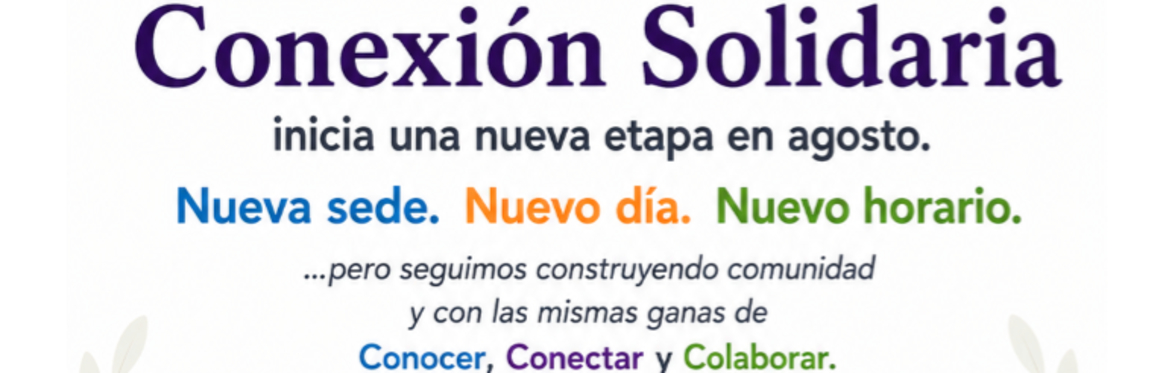 2026 5 Conexión Solidaria: viernes, 21 de agosto de 2026