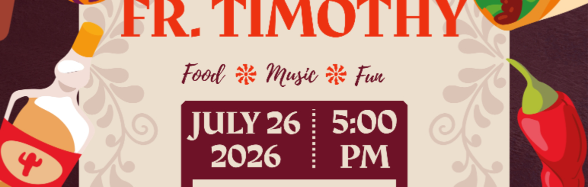 AN EVENING WITH FR. TIMOTHY!