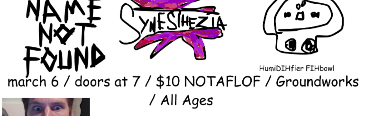 ETR Presents: Freja Fox, Bandnamenotfound, Humidifier Fishbowl, Synesthezia