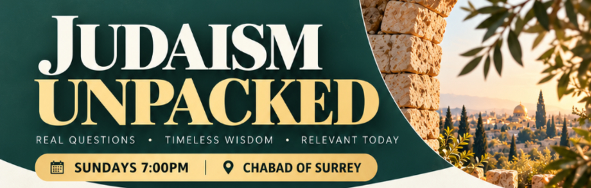 Weekly Class: Judaism Unpacked