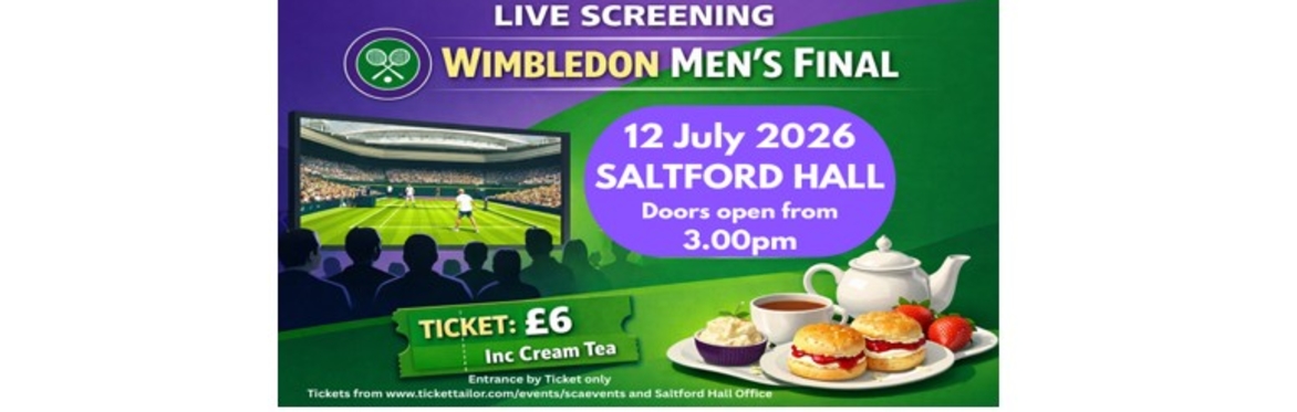 Wimbledon Men's Final - Live Screening