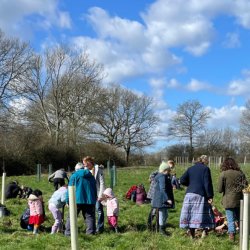 Tree Planting Day at Hackhurst Farm