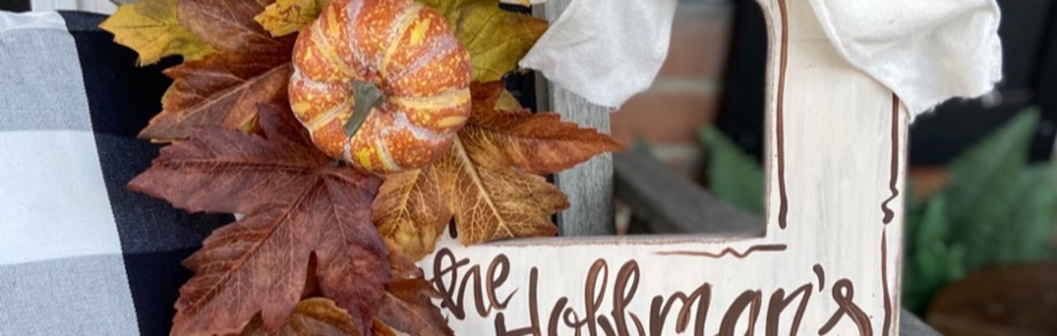 Fall Letter Door Hanger to-go kits