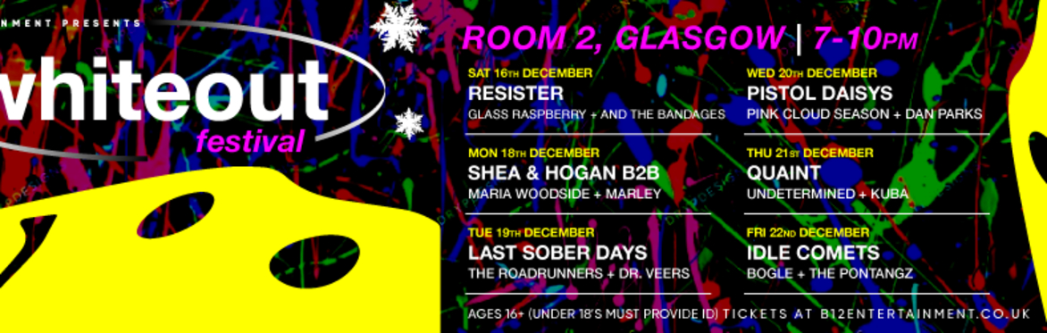 Whiteout Festival - Day 1 - Resister, Glass Raspberry, And The Bandages