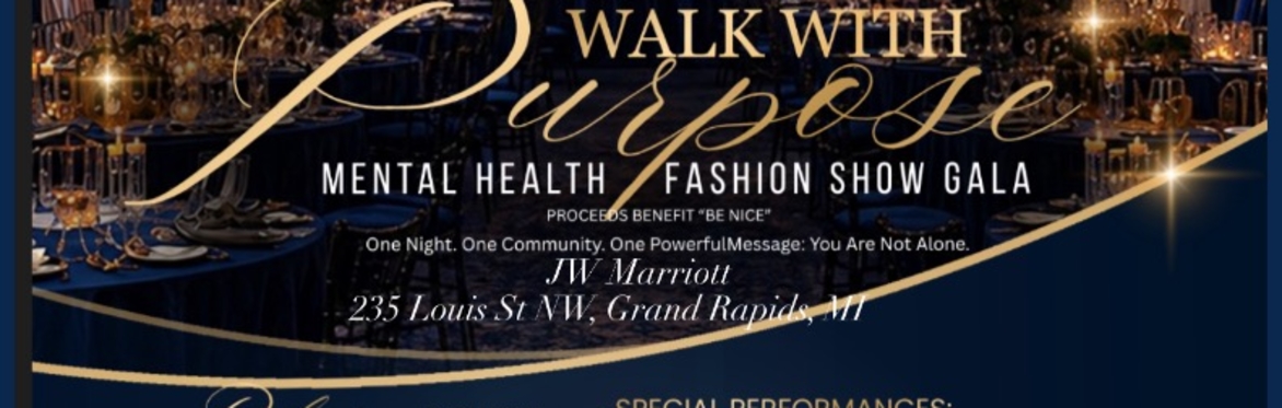 Walk with Purpose Mental Health Fashion Show gala