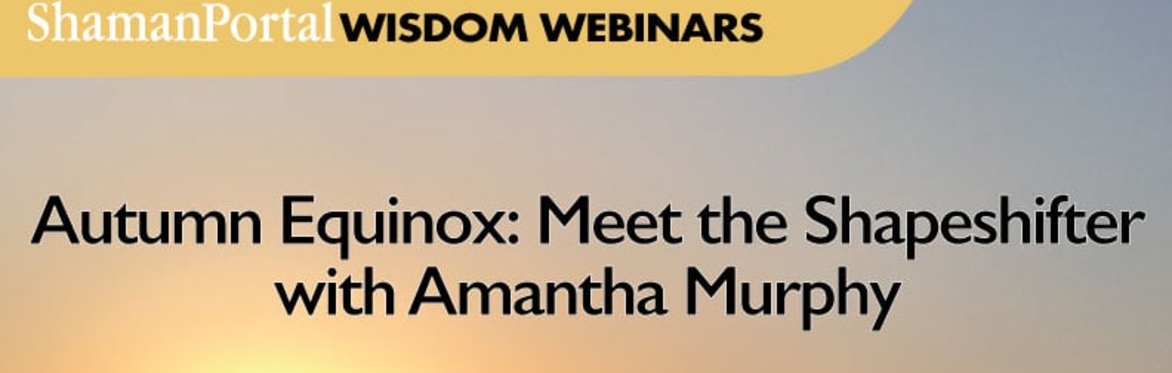 Autumn Equinox: Meet the Shapeshifter with Amantha Murphy