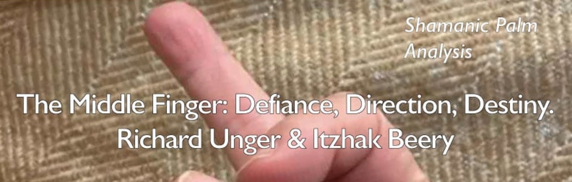 The Middle Finger: Defiance, Direction, Destiny with Richard Unger and Itzhak Beery