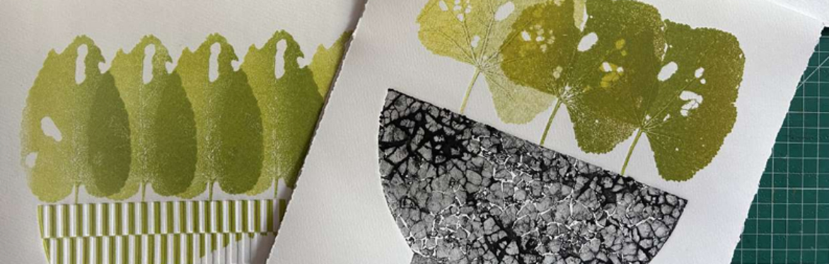 Nature Inspired Monoprint Workshop with Sue Potter