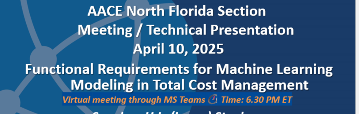 Functional Requirements for Machine Learning Modeling in Total Cost Management