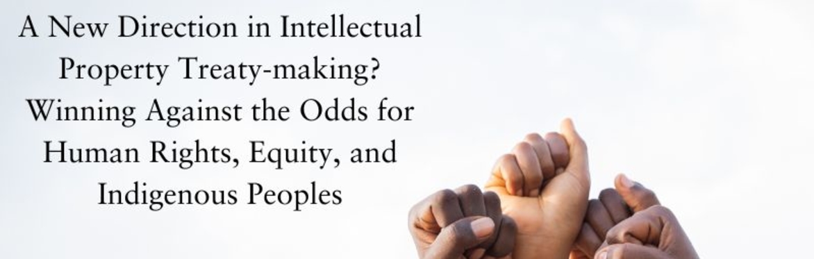 Conference: A New Direction in Intellectual Property Treaty-making?