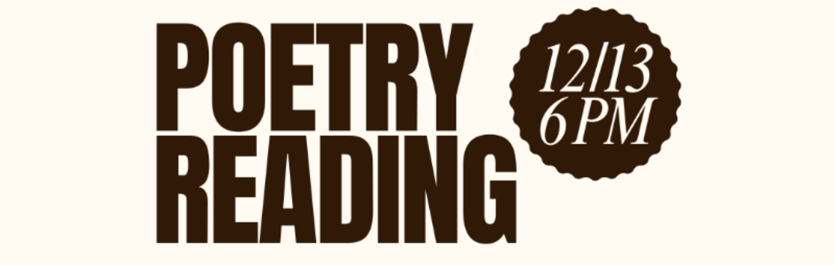 Poetry Reading with Ashna Ali & Kendra Sullivan