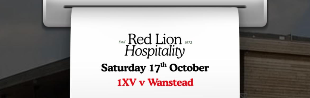 1XV V Wanstead Pre Match Hospitality Lunch