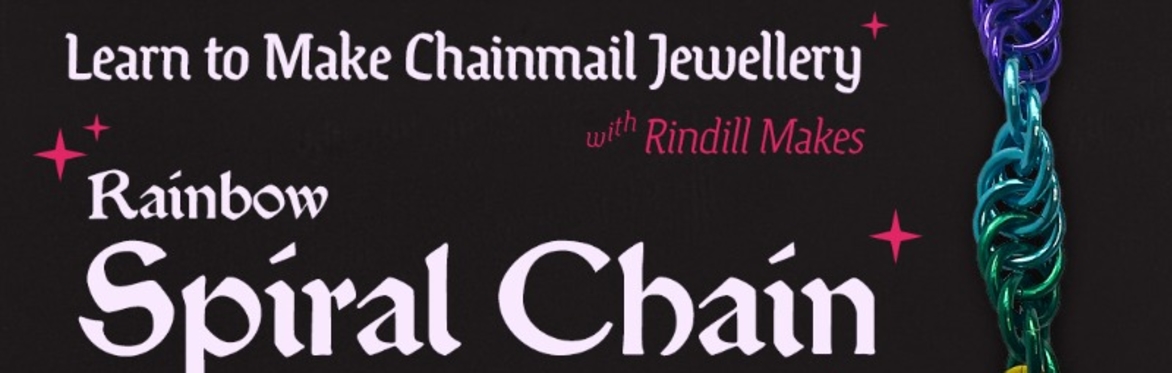 Chainmail Jewellery  - Rainbow Spiral Chain