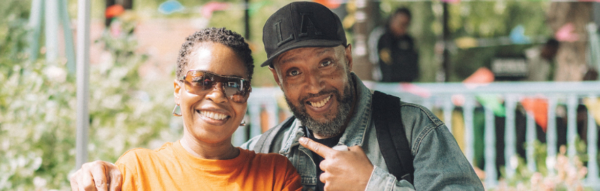 Black Farmer's Market and Myatt's Fields Park Harvest Wellness Festival poster