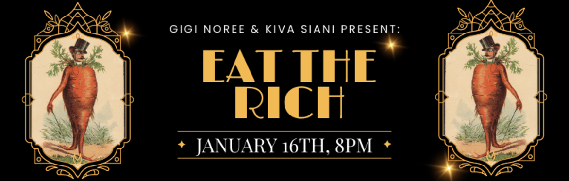 Yummy Carrot Billionaires Ready for our EAT THE RICH Belated Holiday Soirée!
