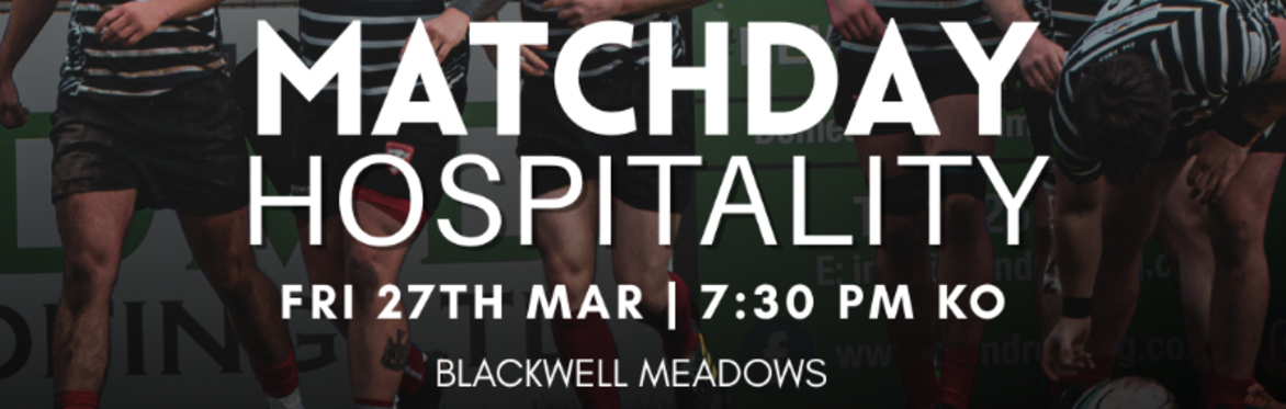 Matchday Hospitality - Darlington RFC Vs Durham University RFC