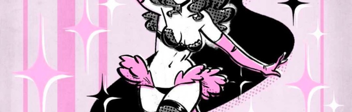 Show me your kitties cabaret pink and black flyer