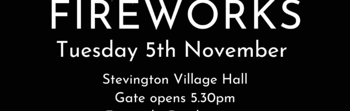 Stevington Firework Display 2025