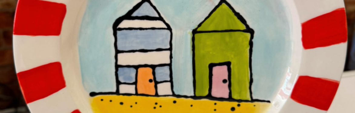 Family Pottery Painting with The Pink Parachute