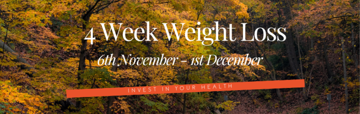 4 Week Weight Loss: Fast Track small group programme