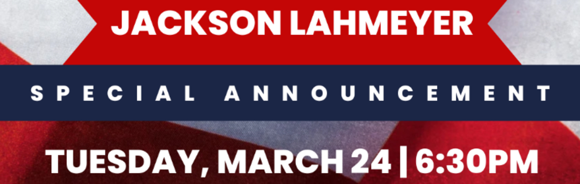 Jackson Lahmeyer - Special Announcement