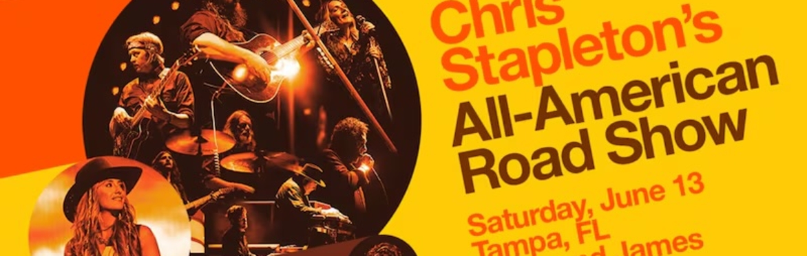 Chris Stapleton Round🎤Trip Shuttle (Downtown Tampa) to Raymond James Stadium