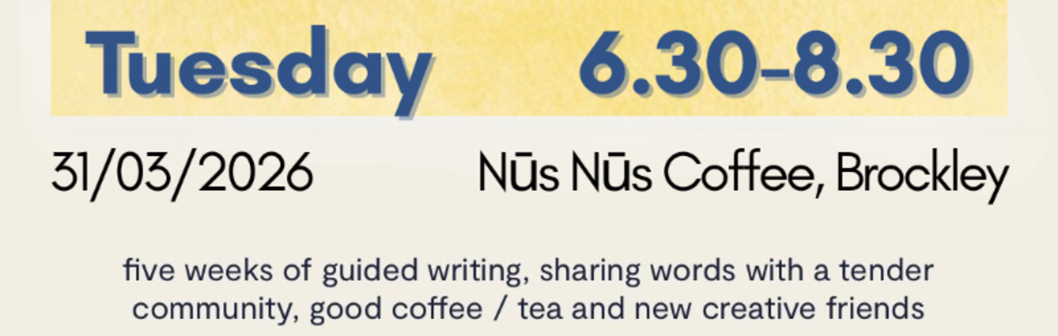 Tuesday Creative Writing Workshop: Five Weeks of Spring