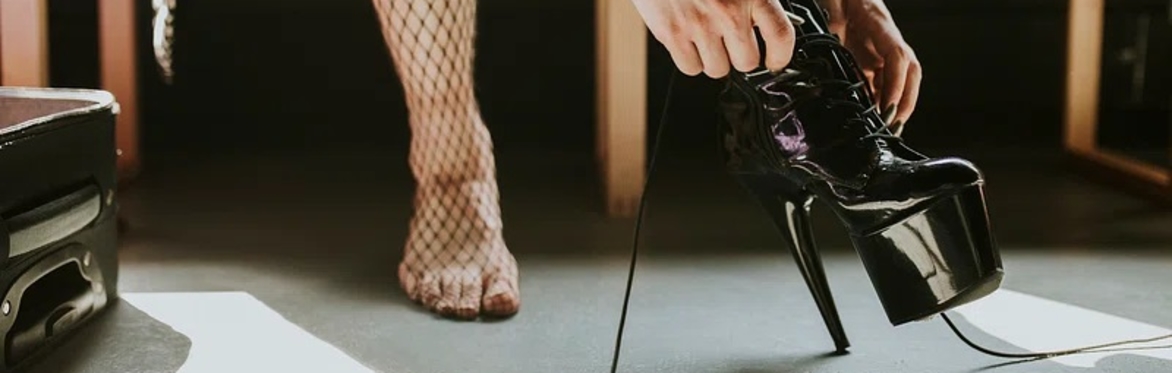 Cherry Noir Fishnet Friday