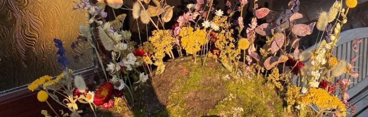 Create a dried flower meadow