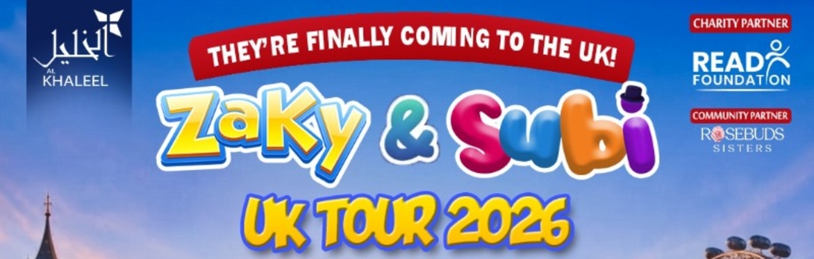Zaky and Subi UK Tour Sept 2026 Leicester