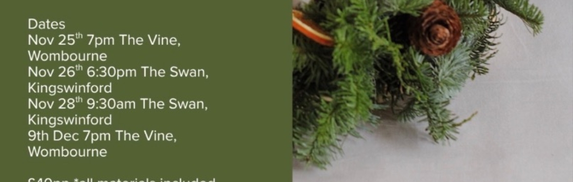 Adult Floristry - Christmas Wreath Making