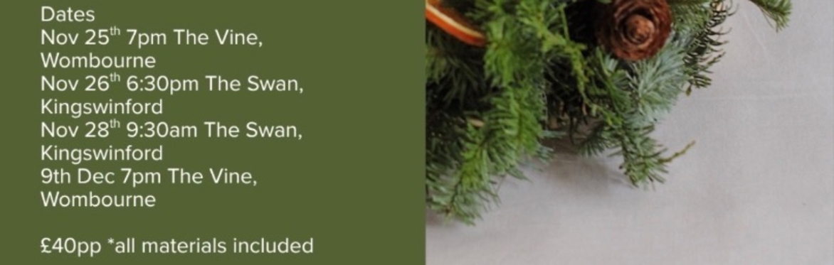 Adult Floristry - Christmas Wreath Making