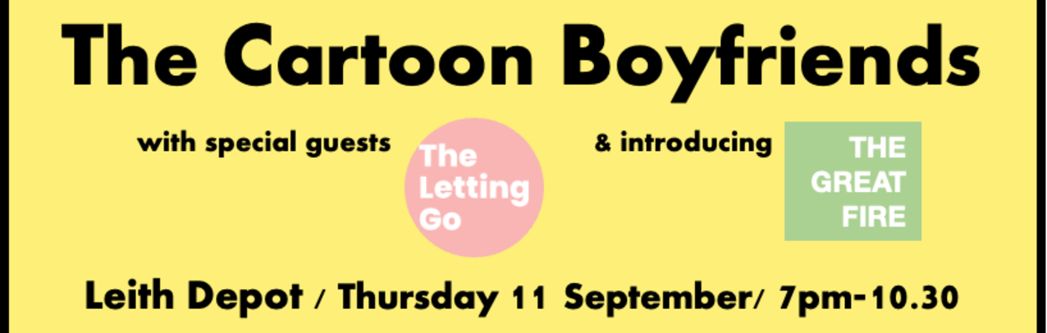 The Cartoon Boyfriends with The Heartbreak Diet, Leith Depot, Thursday 16 January, 7pm-10.30pm, £5