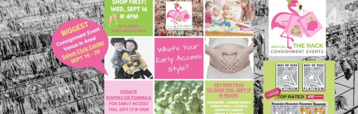 ✨ THU 9/17 @ NOON — FREE EARLY ACCESS • New Moms, Grands, Heroes + More!