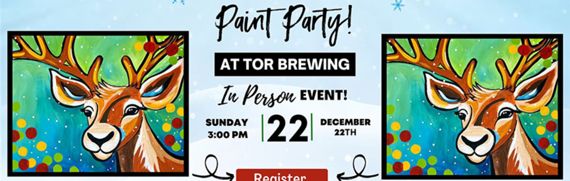 Paint and Sip (Reindeer)