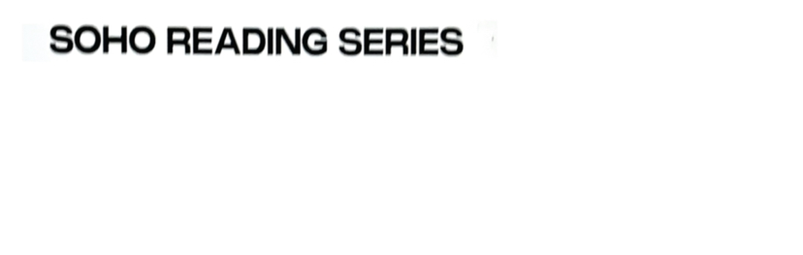 Soho Reading Series Presents: The Lonely Crowds Gala