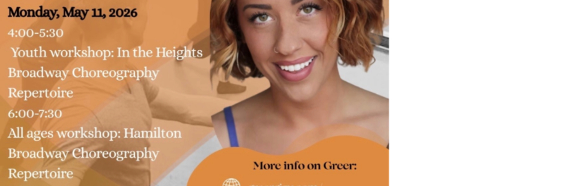 Quincy Valley Allied Arts Presents: Dance Workshop with Greer Gisy