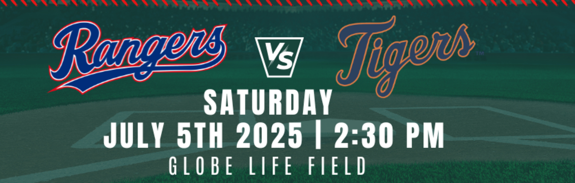 DFW Spartans Annual Tigers @ Rangers Baseball Game